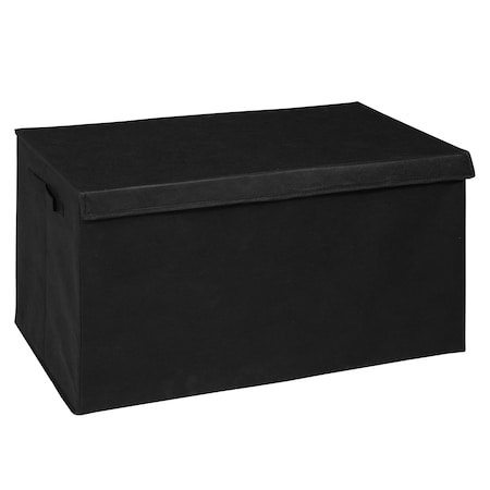 Storage Trunk, Black, Fabric, 30 In W, 16 In H